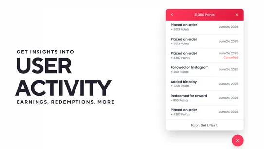 Tazoh: Loyalty Rewards &amp; Refer screenshot