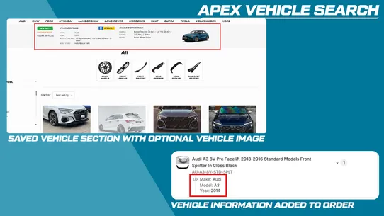 Apex Vehicle Search Bundler screenshot