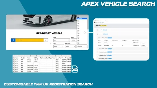 Apex Vehicle Search Bundler screenshot