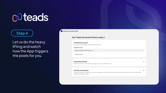 Teads Conversion Pixel screenshot