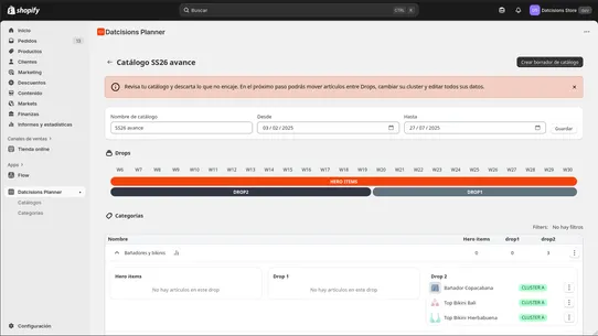 Datcisions Planner screenshot
