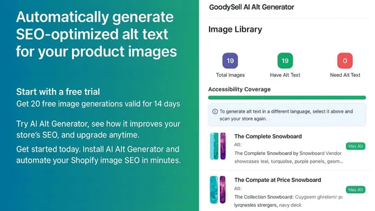 GoodySell: AI Alt Generator screenshot