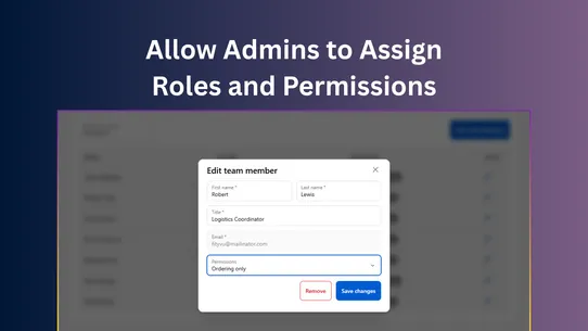Roleify ‑ B2B Role Manager screenshot