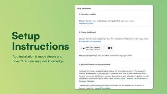 Best Price Indicator screenshot