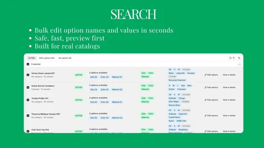 PS: Bulk Variant Editor screenshot