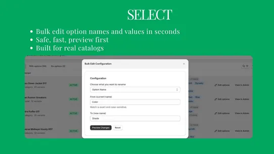 PS: Bulk Variant Editor screenshot