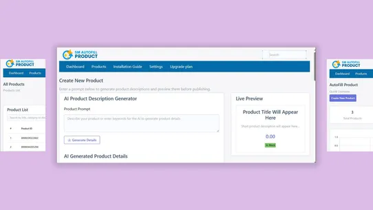 SM AutoFill Product screenshot