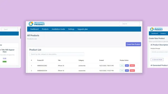 SM AutoFill Product screenshot