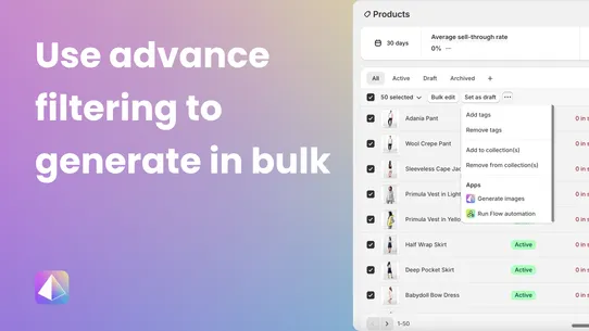 Lumora: AI product images screenshot
