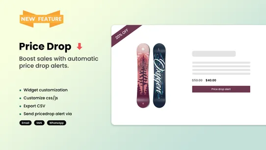 Stok: Back In Stock Alert screenshot