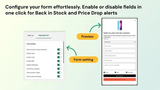 Stok: Notify Me Restock Alert screenshot