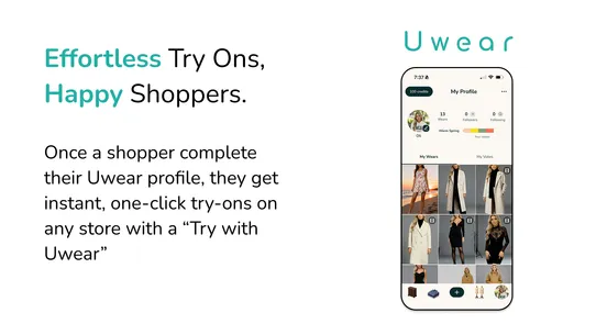 Uwear: One Click Try‑On screenshot