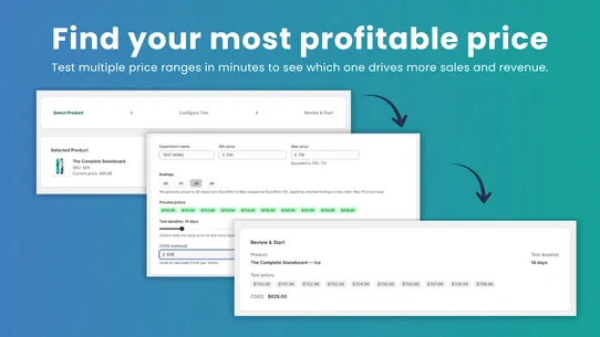 Pricision: Price Range Testing screenshot