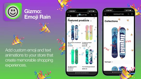 Gizmo: Emoji Rain screenshot