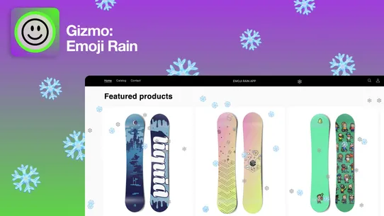 Gizmo: Emoji Rain screenshot