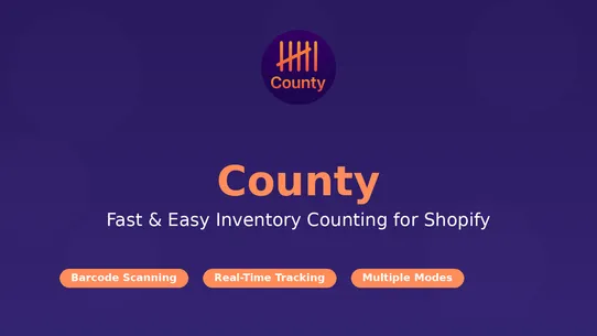COUNTY ‑ exact stock counting screenshot