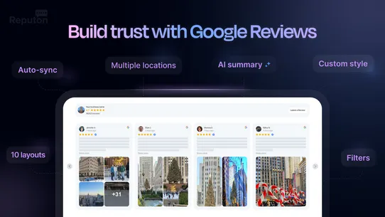 Google Reviews by Reputon screenshot