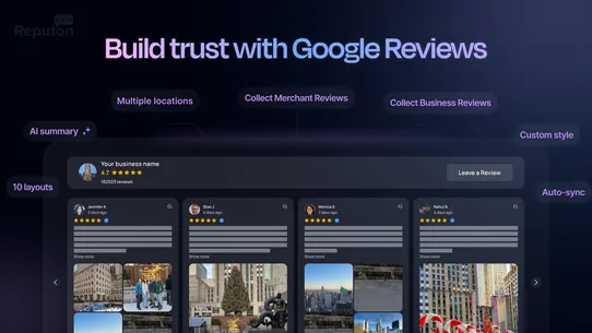 Google Reviews by Reputon screenshot