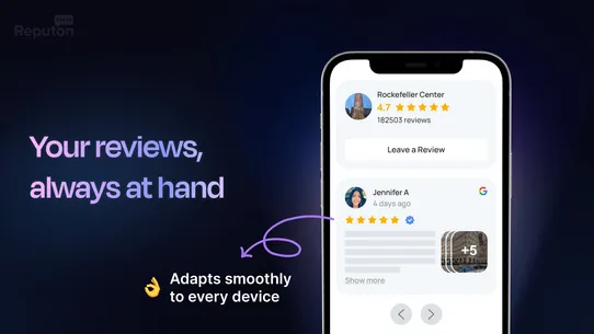 Google Reviews by Reputon screenshot