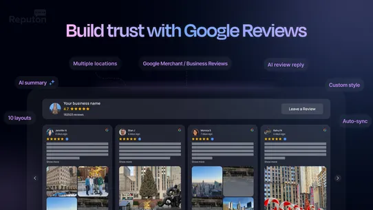 Google Reviews by Reputon screenshot