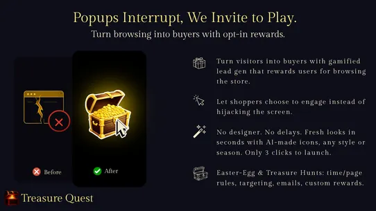 Treasure Quest: Gamified Leads screenshot