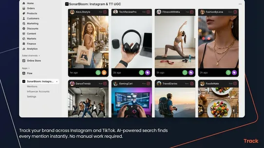 SonarBloom: Track Stories, UGC screenshot