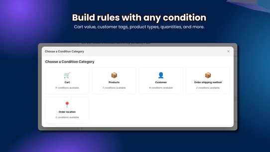 RuleCart: Conditional Checkout screenshot