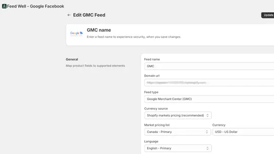 Feed Well screenshot