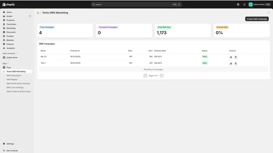 Texta NZ ‑ SMS Marketing screenshot