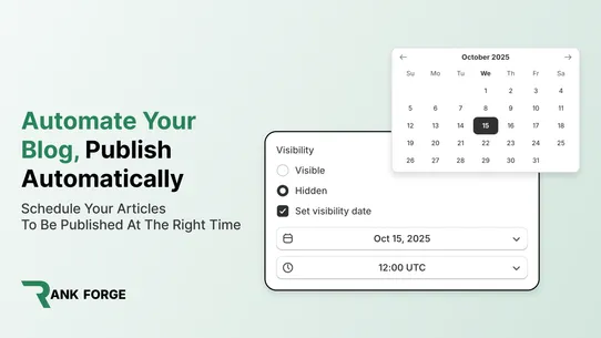 Rank Forge: SEO AI Blog Post screenshot