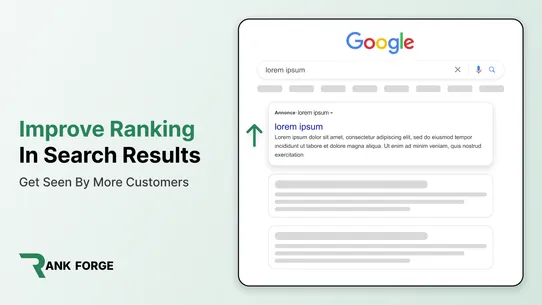 Rank Forge: SEO AI Blog Post screenshot