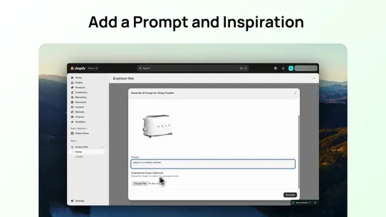 Picture This AI Product Images screenshot
