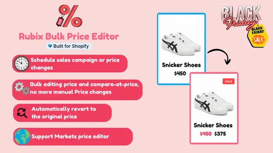 RUBIX Bulk Price Editor screenshot