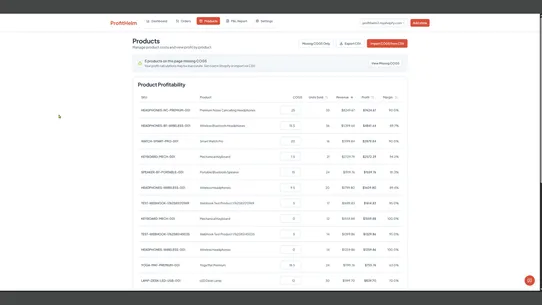 ProfitHelm: Profit Calculator screenshot