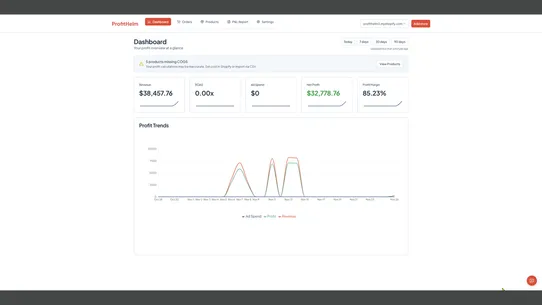 ProfitHelm: Profit Calculator screenshot