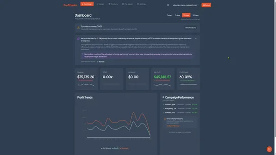ProfitHelm: AI Profit Analyst screenshot