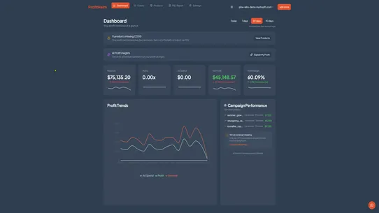 ProfitHelm: AI Profit Analyst screenshot