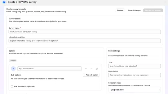 SignalStitch: Post‑Buy Survey screenshot
