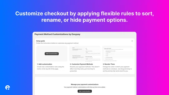 Easypay payments screenshot