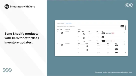 ESTS Xero Integration screenshot