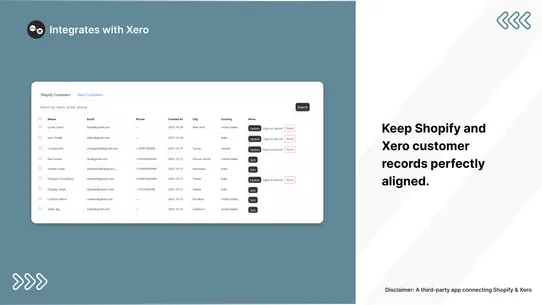 ESTS Xero Integration screenshot