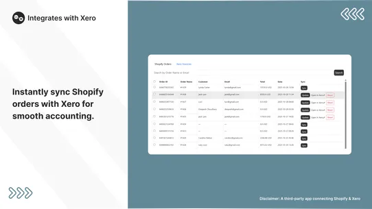 ESTS Xero Integration screenshot