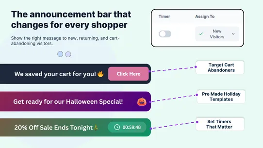 Smart Announcement Bar Pro screenshot