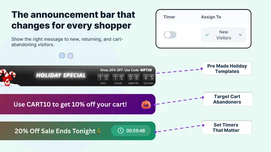 Smart Announcement Bar Pro screenshot