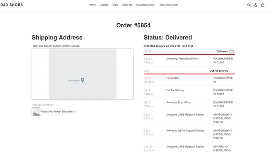 Shipping Tracker by DevCloud screenshot