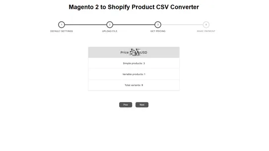 Vostari CSV Converter: Magento screenshot