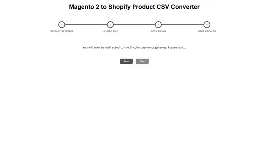 Vostari CSV Converter: Magento screenshot