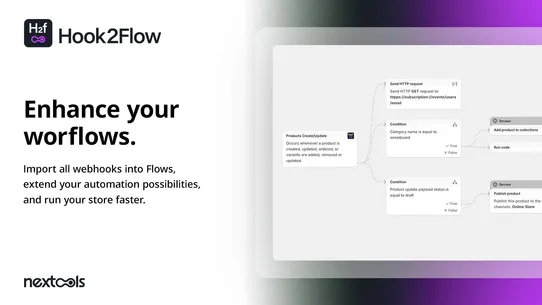 Hook2Flow: webhooks into Flow screenshot