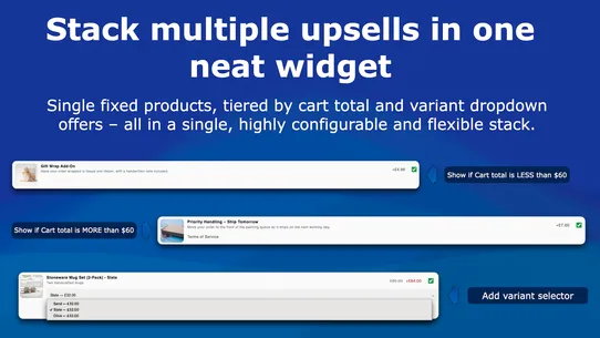 AS: Check &amp; Toggle Cart Upsell screenshot