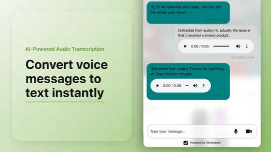 WhatsDesk screenshot